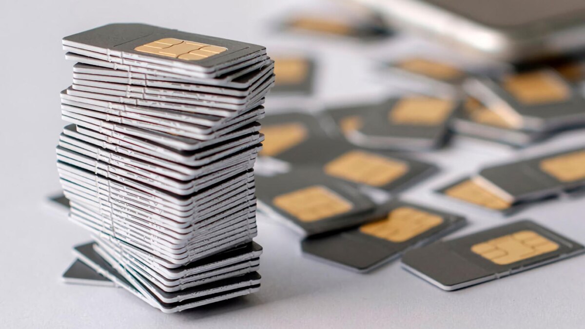 Целая пачка СИМ карт