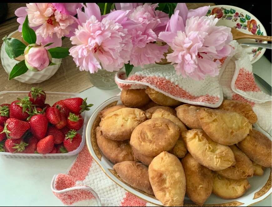 Пирожки на кефире. Фото автора канала