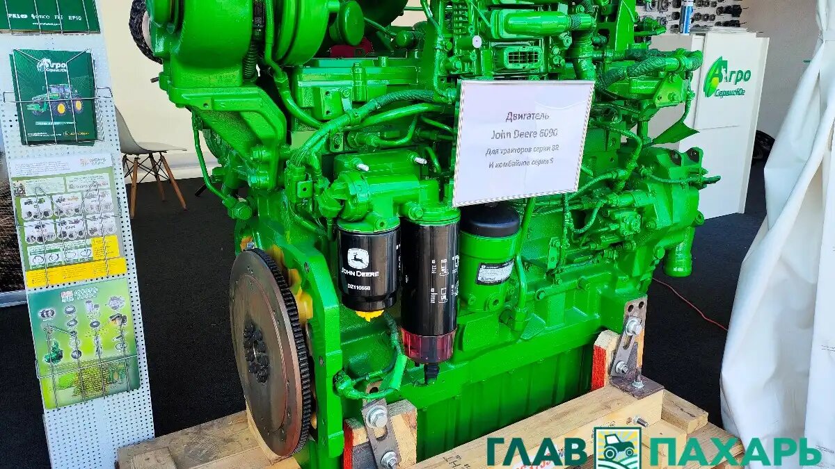 Фото: © Артём Борисов / Glavpahar.ru
Двигатель John Deere 6090