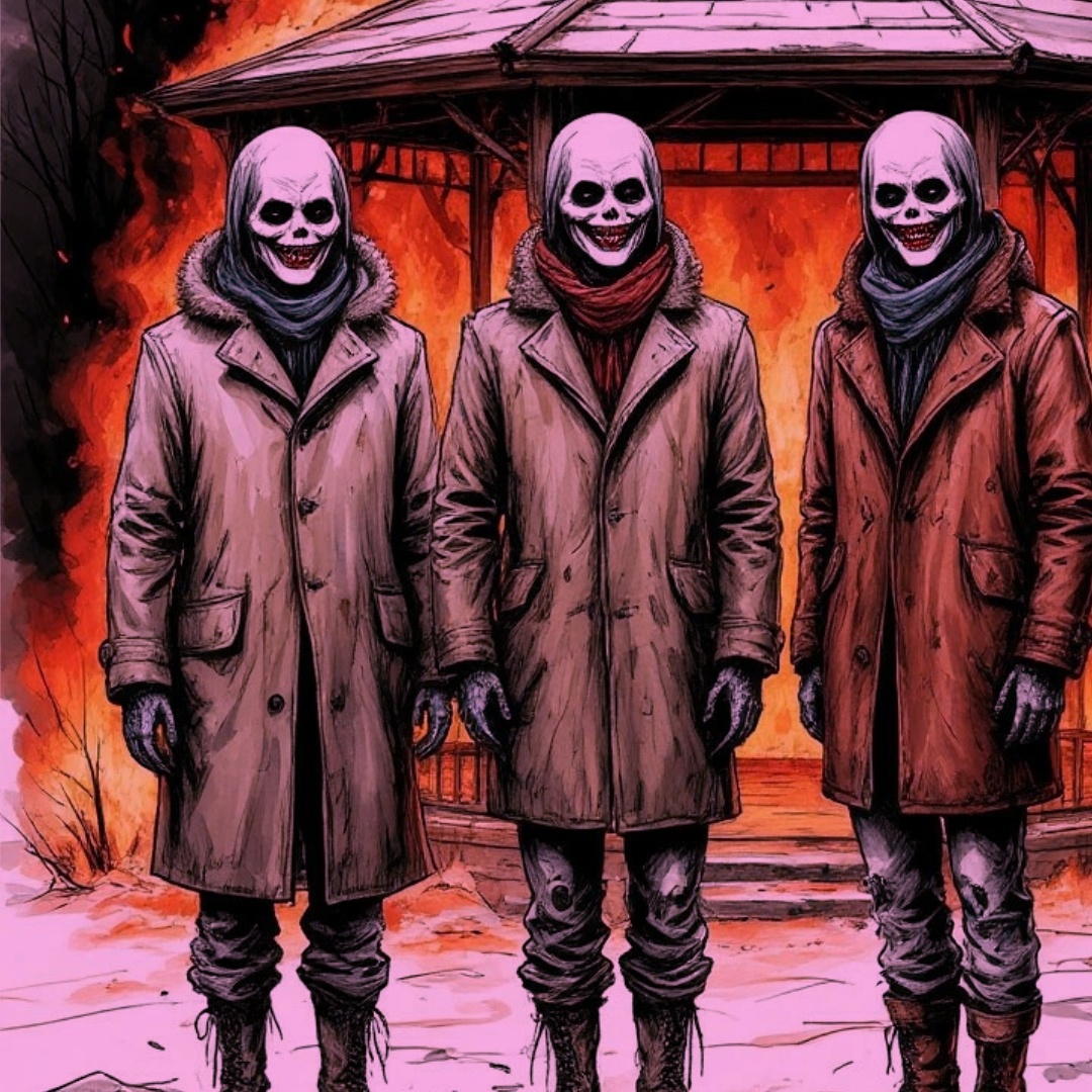 Я пнул одного из них. Он неуклюже повалился назад.