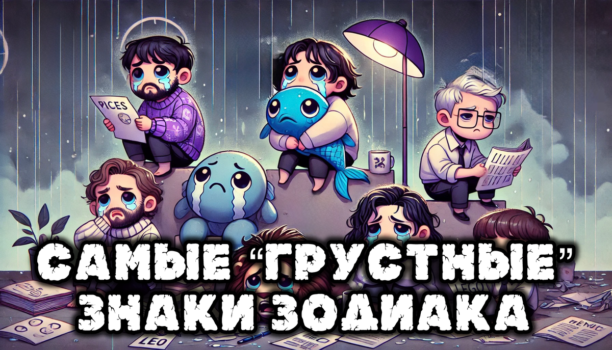 Самые "Грустные" Знаки Зодиака