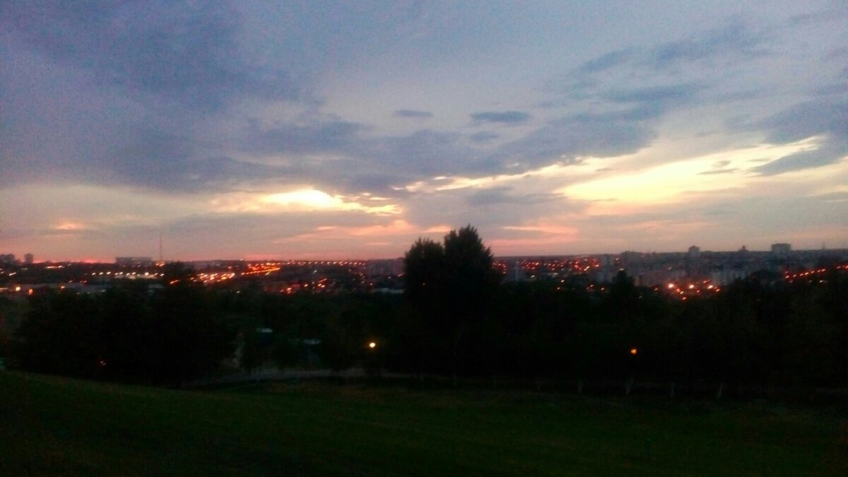 Вечерний Волгоград. Фото автора. 