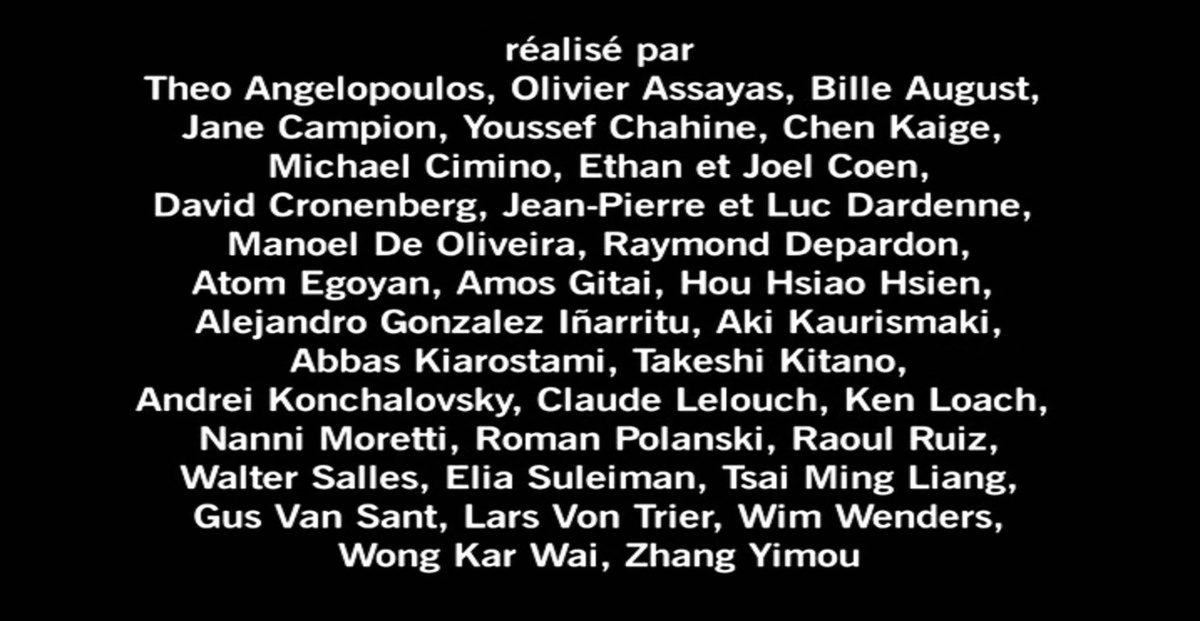 Все режиссеры-участники киноальманаха. Кадр из заставки к киноальманаху "У каждого свое кино"