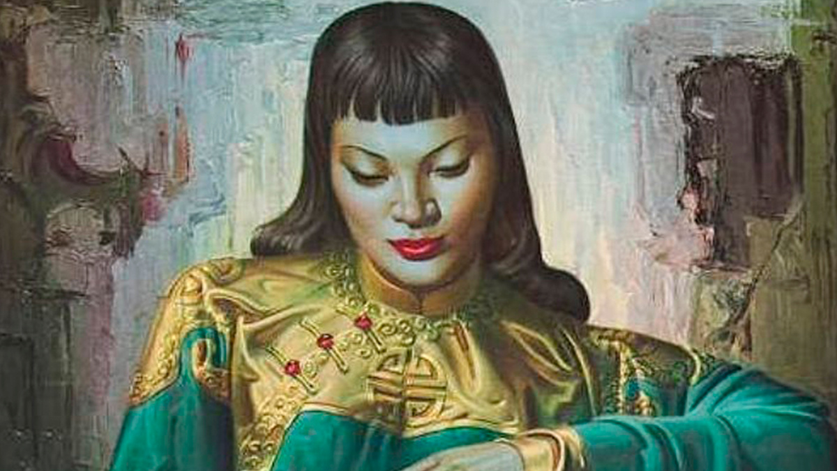  Владимир Третчиков - Дама с Востока, 1955 г. (продана на аукционе в ЮАР). Источник: https://clck.ru/3MLxkG