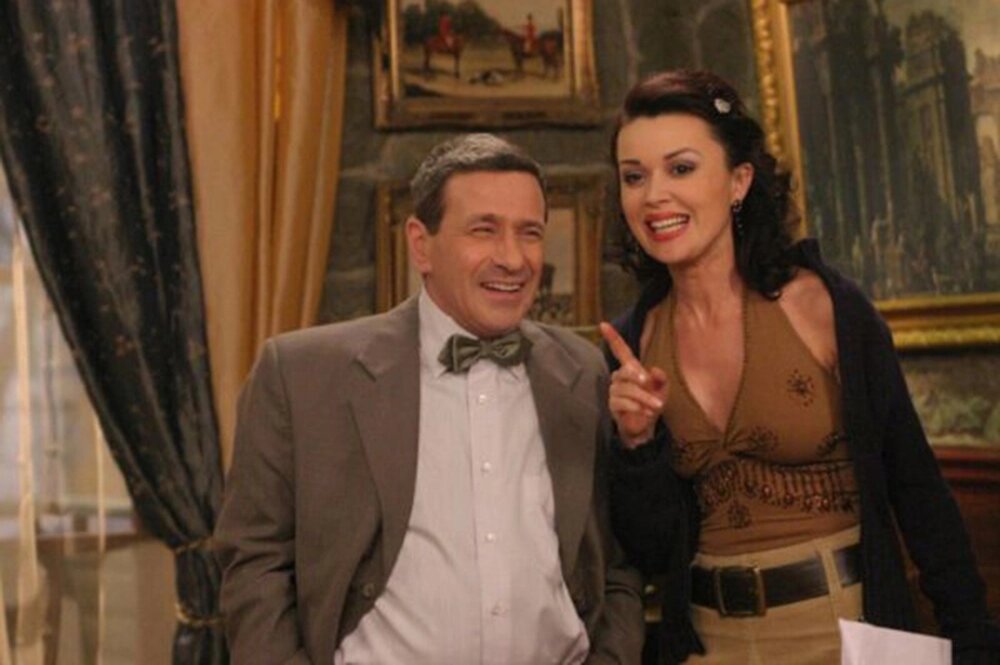    Анастасия Заворотнюк и Борис Смолкин. Кадр из сериала «Моя прекрасная няня»