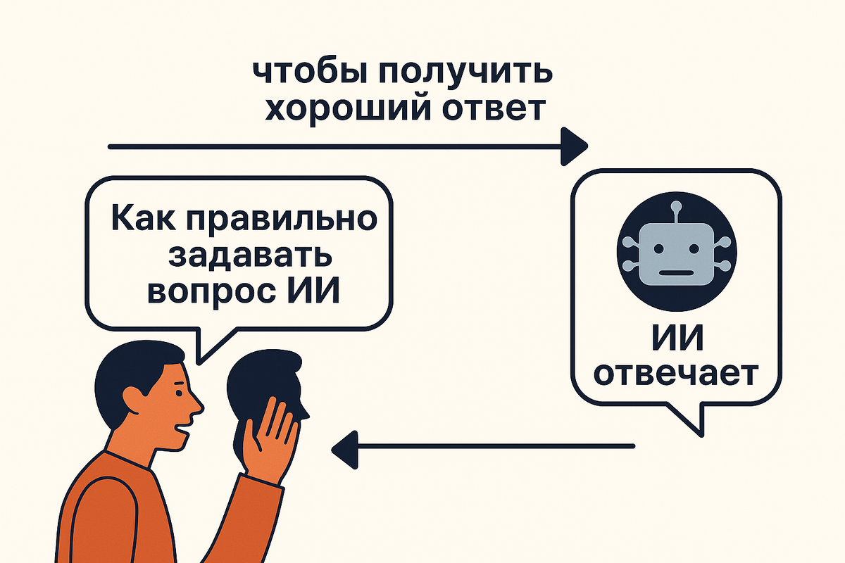 От того, как задан вопрос, зависит, насколько точным и полезным будет ответ Искусственного интеллекта.
