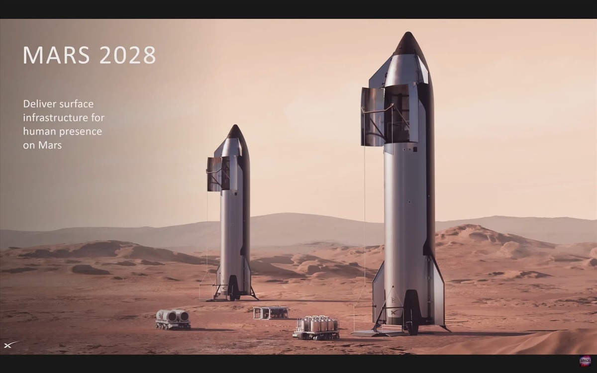 Скриншот презентации SpaceX  📷
