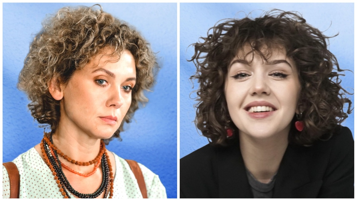 Актриса Ирина Горячева и её дочь Варвара Вереск. Коллпж. Автор: Елена Д.