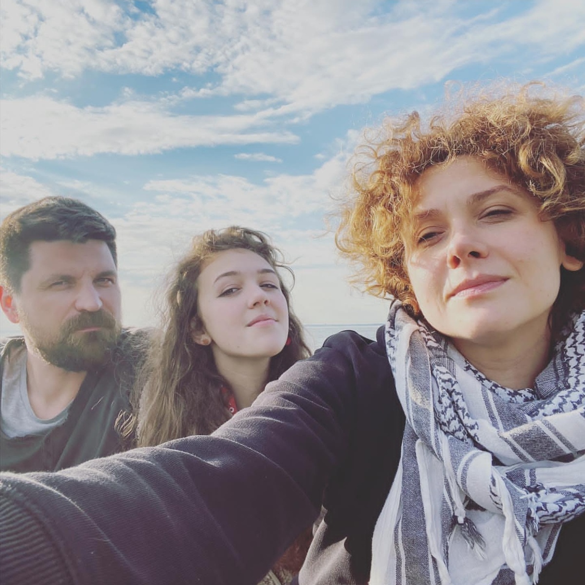 Актриса Ирина Горячева с мужем Иваном и дочерью