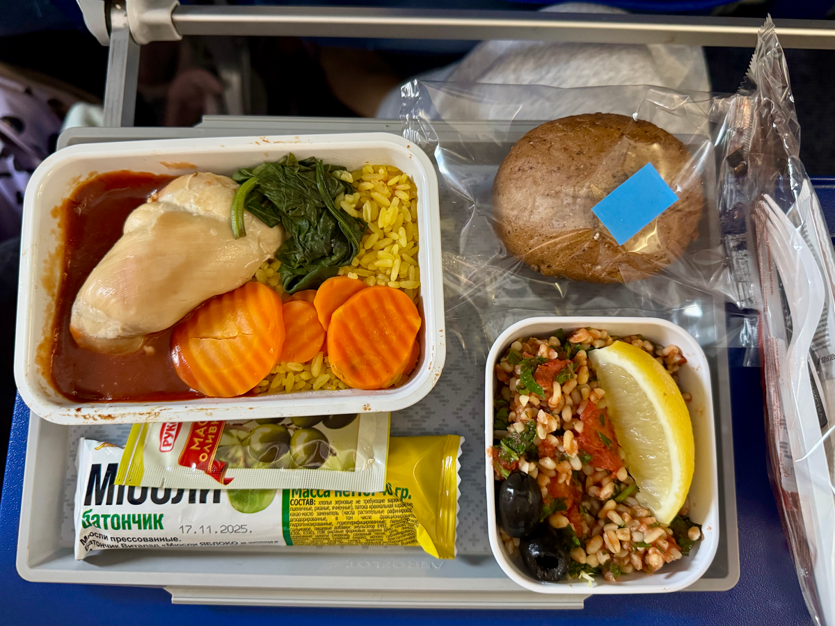 Низкокалорийное питание на рейсах Аэрофлота 