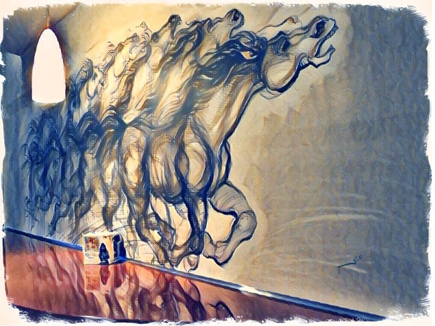 Так выглядит реальность, элементы которой смещены. Они все еще довольно синхронны, но уже живут своей жизнью