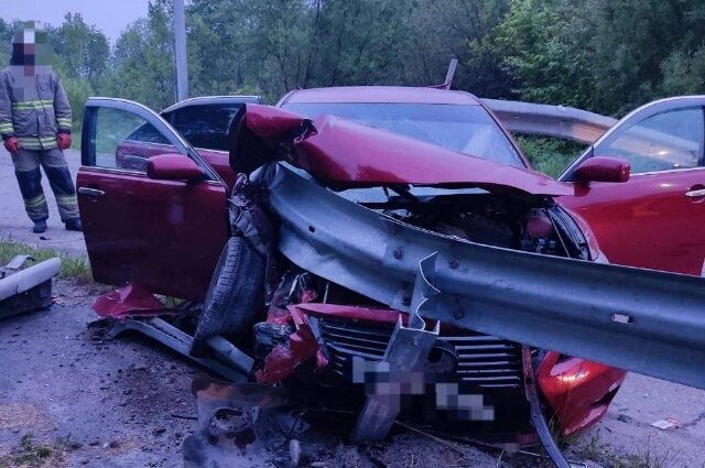    ДТП Фото: Телеграм-канал Госавтоинспекция Хабаровского края.