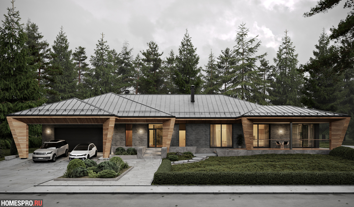 Siberian house — индивидуальный проект от HOMESPRO