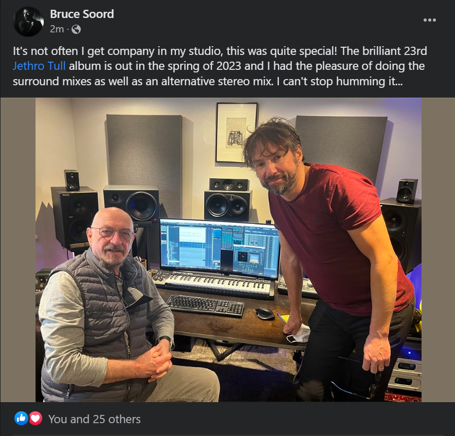 Иэн Андерсон и Брюс Соорд месят 5.1 для «Талл» 2023 года