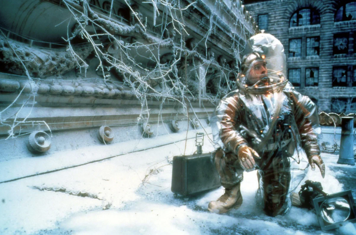 Кадр из фильма "12 обезьян" (1995)