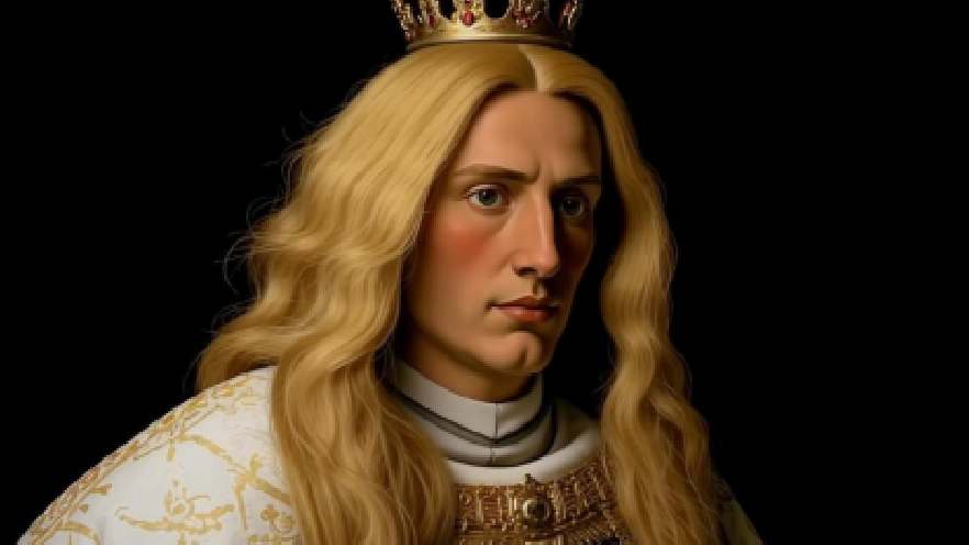 Хильдерик Третий перед постригом