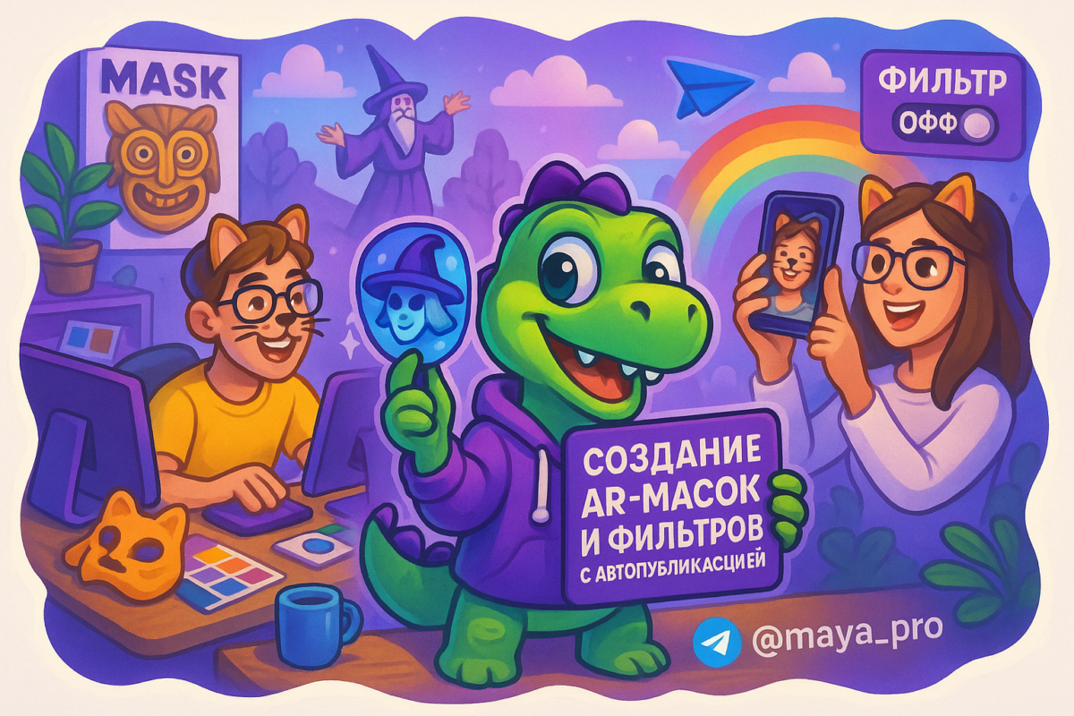    Как создать вирусную AR-маску и сделать так, чтобы о ней заговорили все: пошаговое руководство с автопубликацией и секретами успеха Артур Хорошев