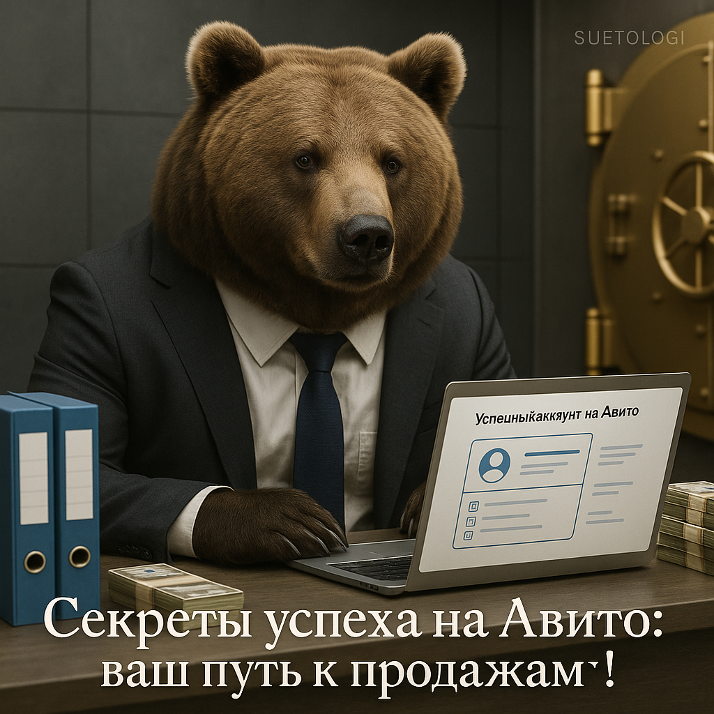    Как_организовать_аккаунт_на_Авито Суетолог