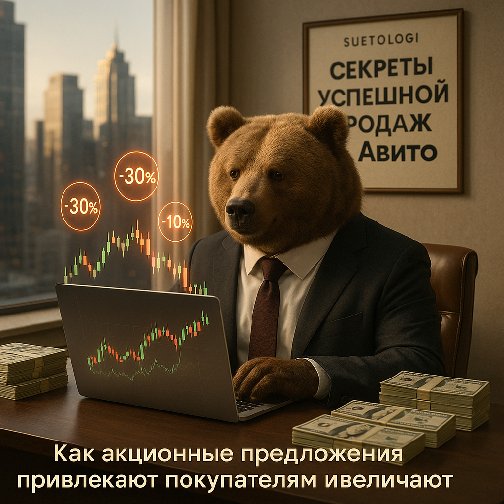    Секреты успешной работы с акцией на Авито Суетолог