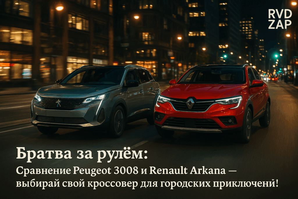    Сравнение моделей Peugeot 3008 и Renault Arkana admin