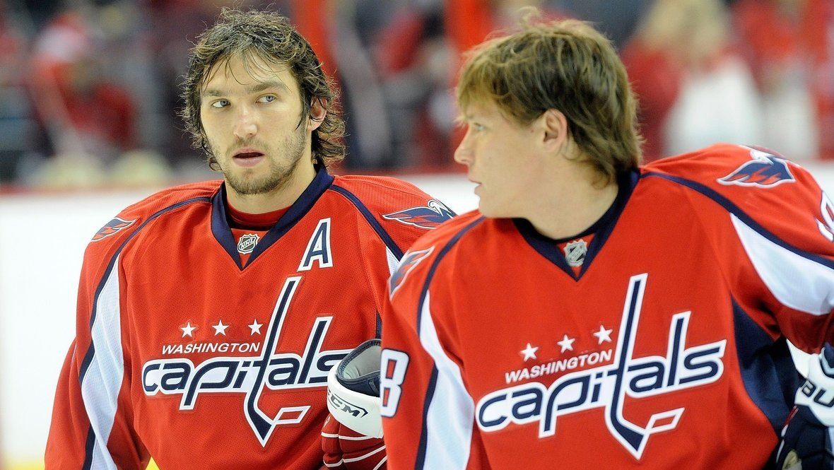    Александр Овечкин и Александр Семин. AFP