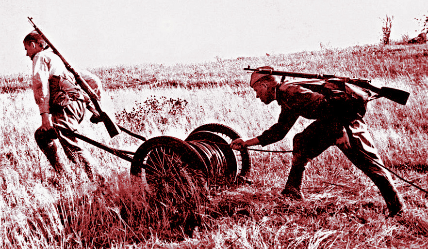 Советские связисты в годы ВОВ.