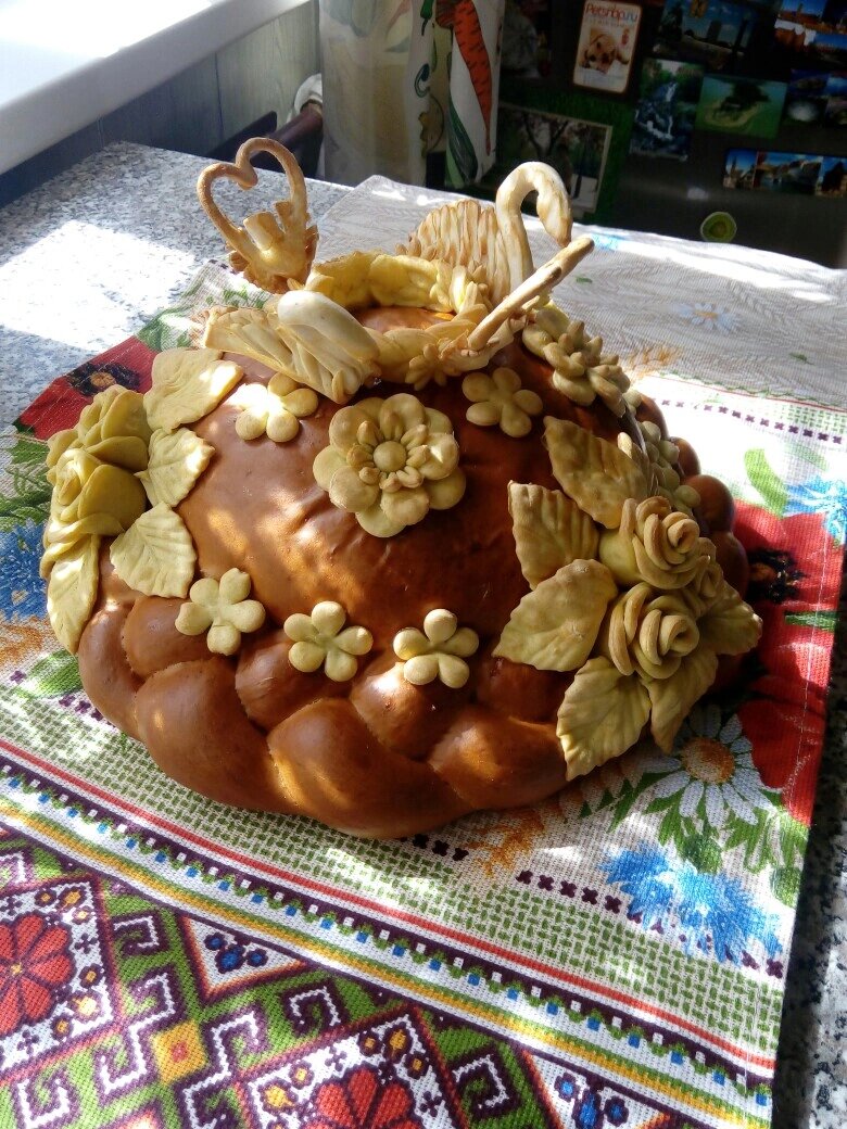 Каравай со свадьбы сына.