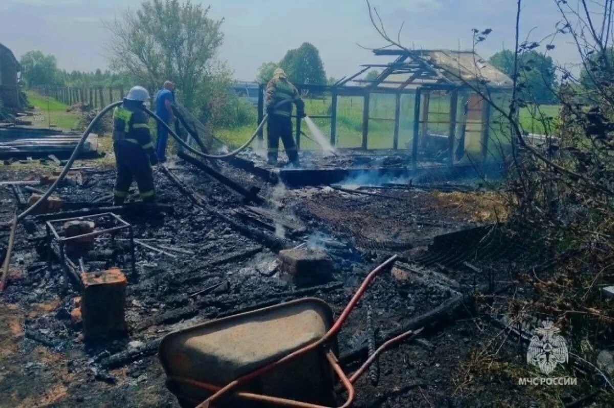    Три пожара устранили за сутки в Тульской области
