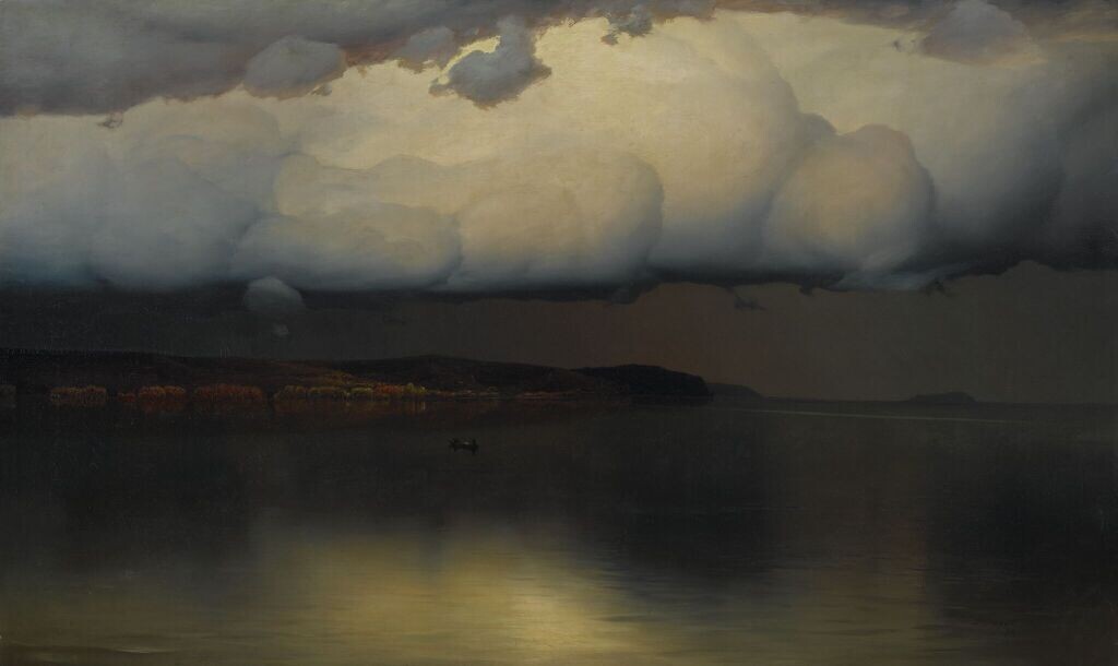 Н.Дубовской. Притихло. Авторская копия. ГТГ