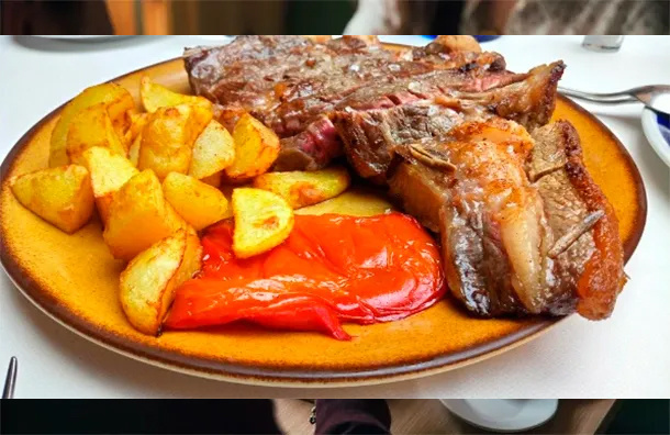 Отбивная на ужин