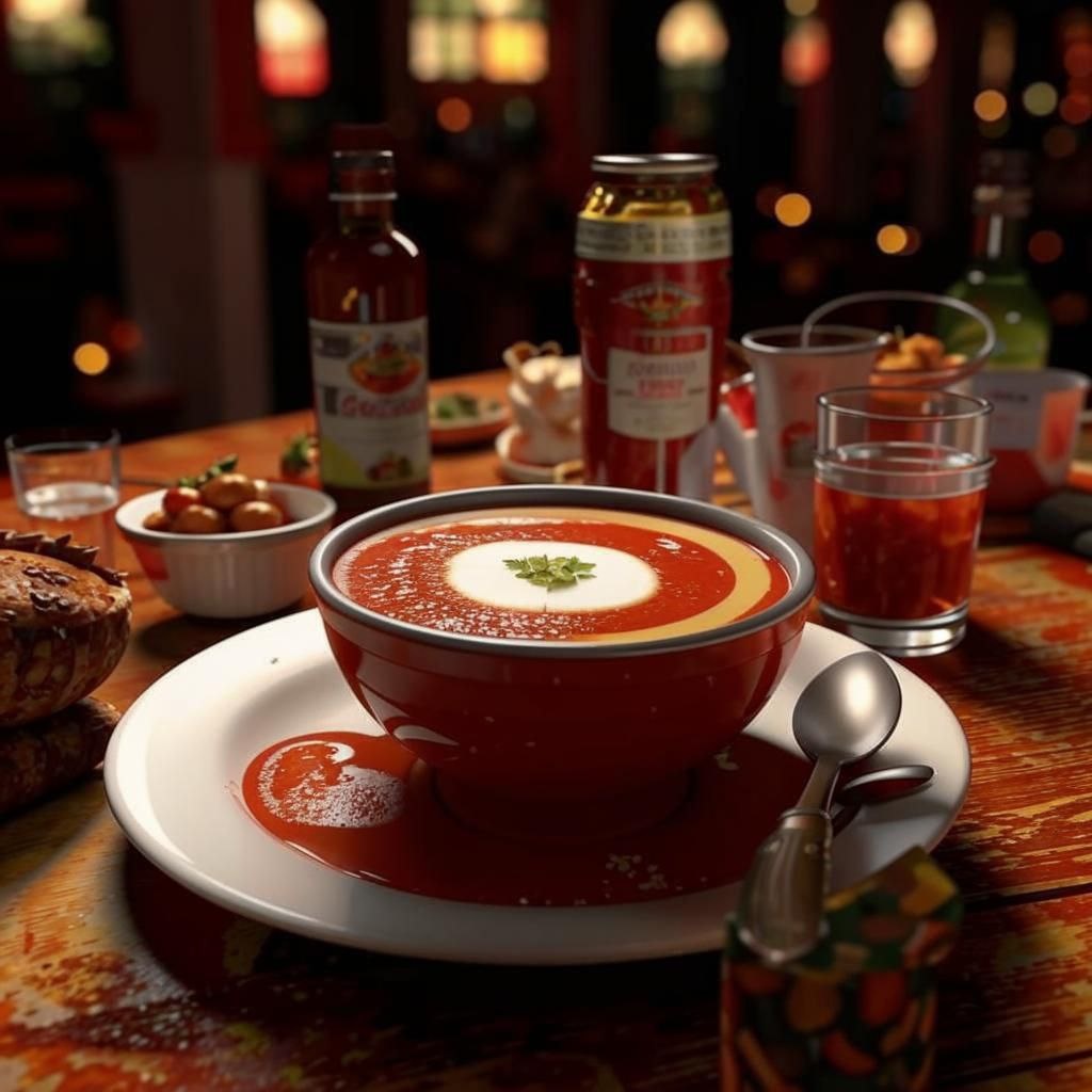 национальная кухня Испании:томатный холодный суп гаспаччо