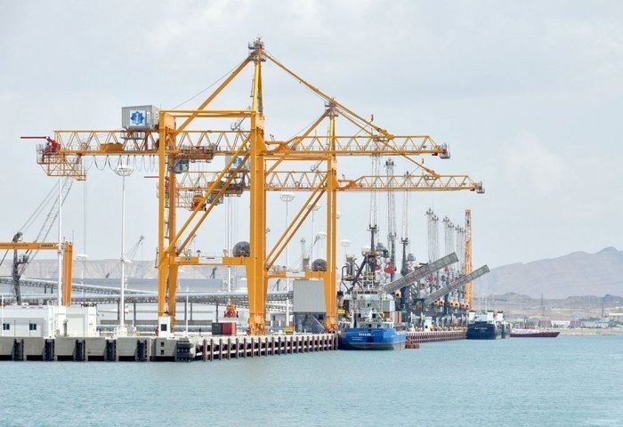 Международный морской порт Туркменбаши, Балканский велаят, Туркменистан (Фото: TDH)