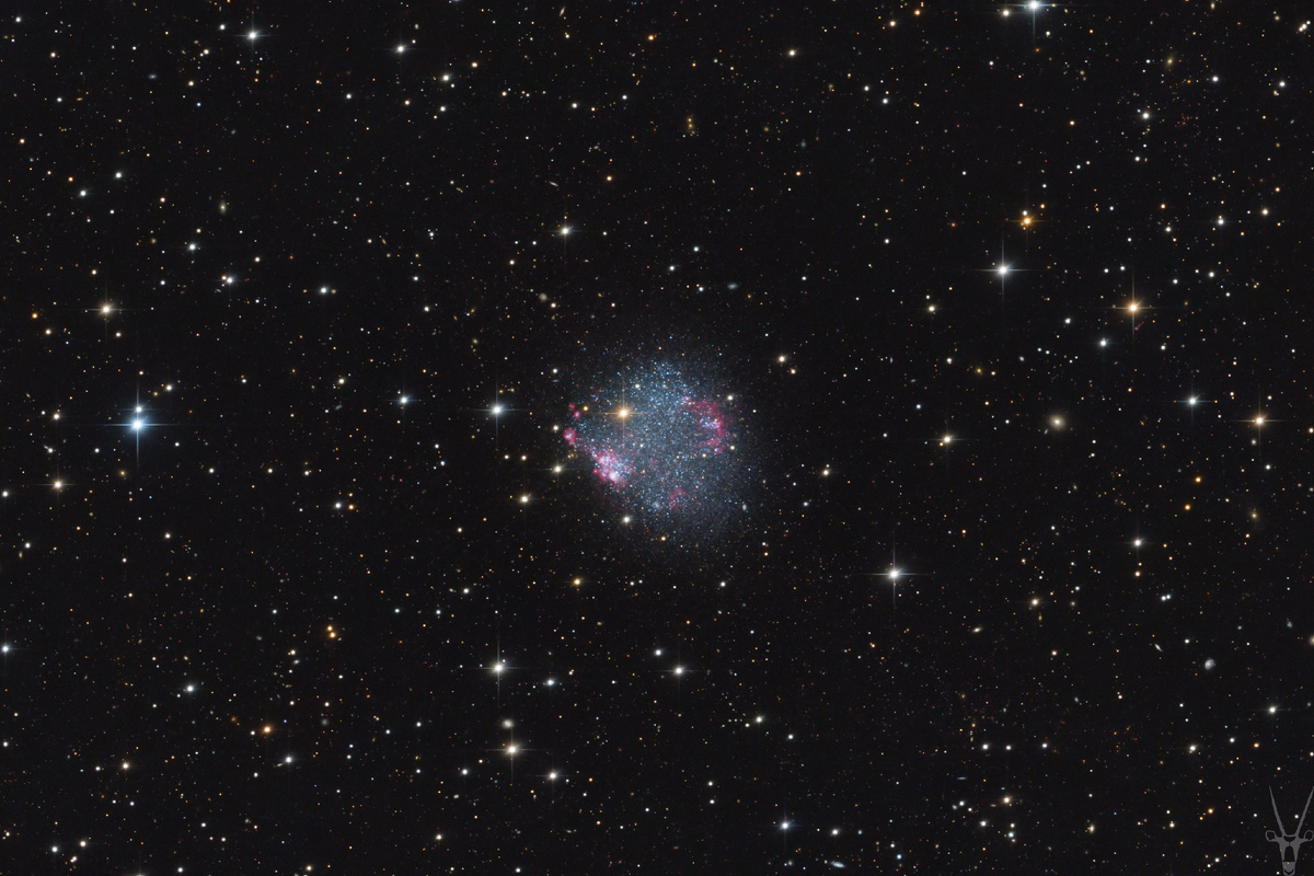 Галактика Секстант A. Источник: Franz Hofmann, Gemsbock Observatory