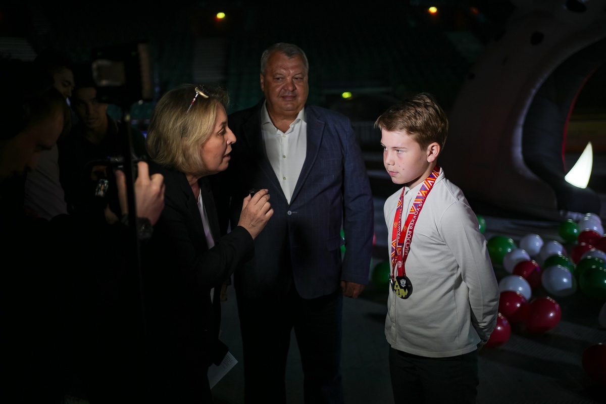    Кирилл Морозов (справа) и Сергей Абрамов (в центре) / фото: akbars.academy