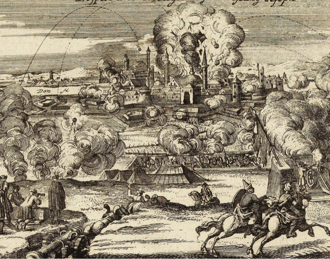 Осада Азова, 1736 год. Источник: wikipedia.org
