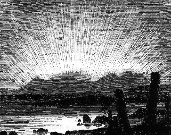 Это явление было заметно по всему миру, но особенно ярко — на западе США.