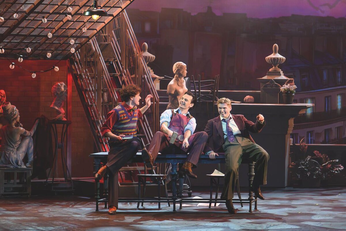 слева направо Анри - Алексей Волков, Рауль - Павел Иванов, Марсель - Михаил Лырчиков