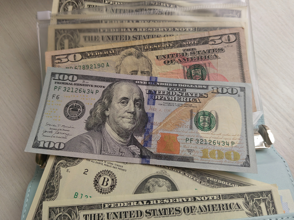 Немного долларов после поездки в Турцию 