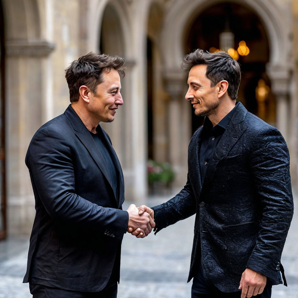 Забавная генерация Дурова и Маска вышла, не так ли? ;D