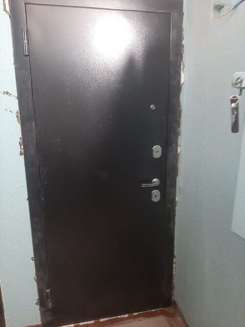 Входная дверь с порошково–полимерным покрытием