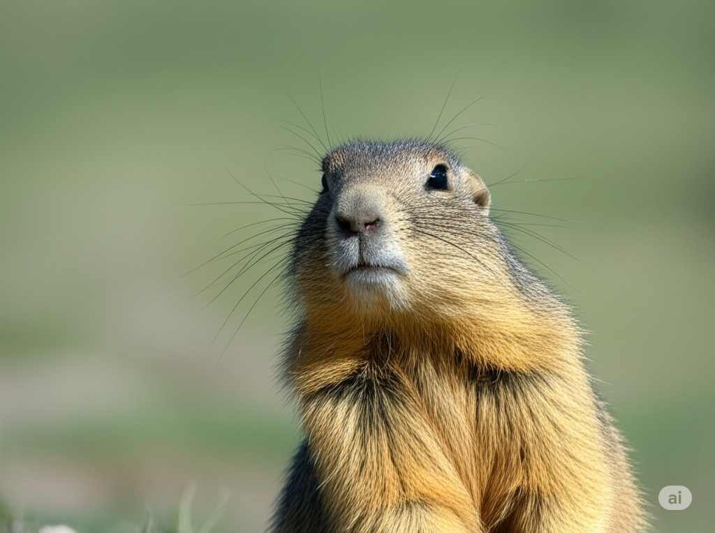 Привет из степи! Очаровательный сурок байбак готов рассказать свои секреты. 