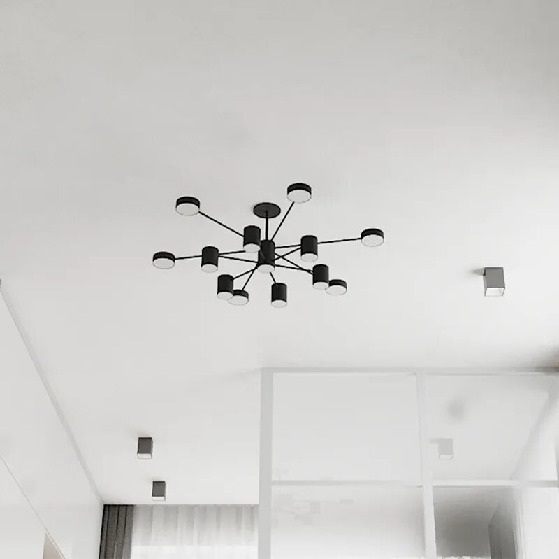 Так люстра выглядела в проекте