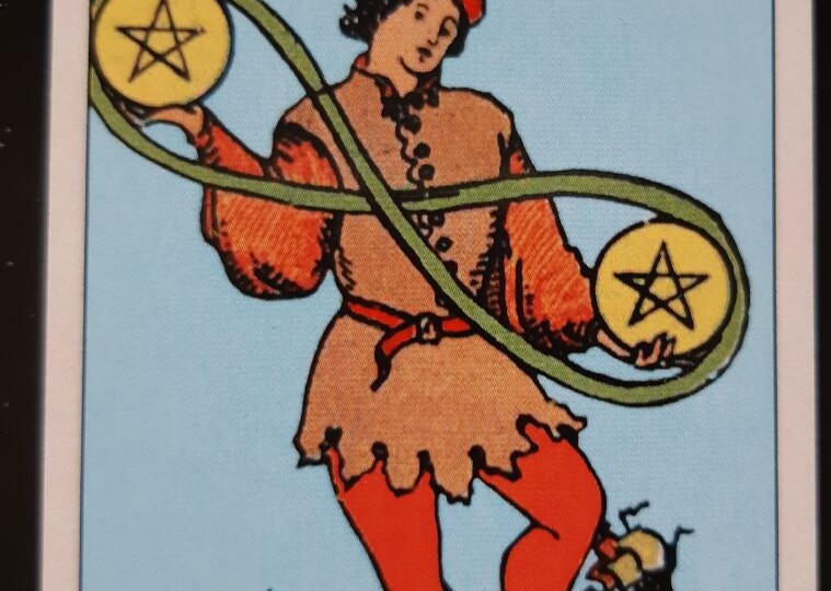 Карта дня Двойка Пентаклей