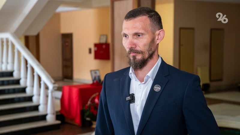    Председатель Ставропольской ассоциации ветеранов СВО Виталий Коновалов Фото: Александр Скрыпник / / ИА «Победа26»