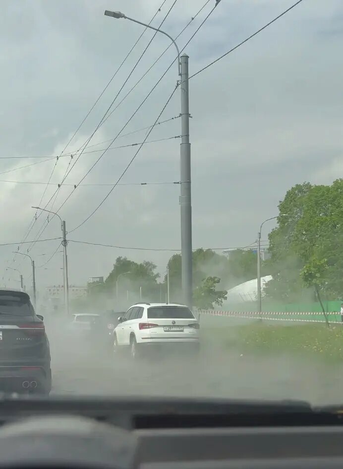    Фото: скрин видео из Telegram-канала «Мегаполис | ДТП и ЧП | Санкт-Петербург | Питер»