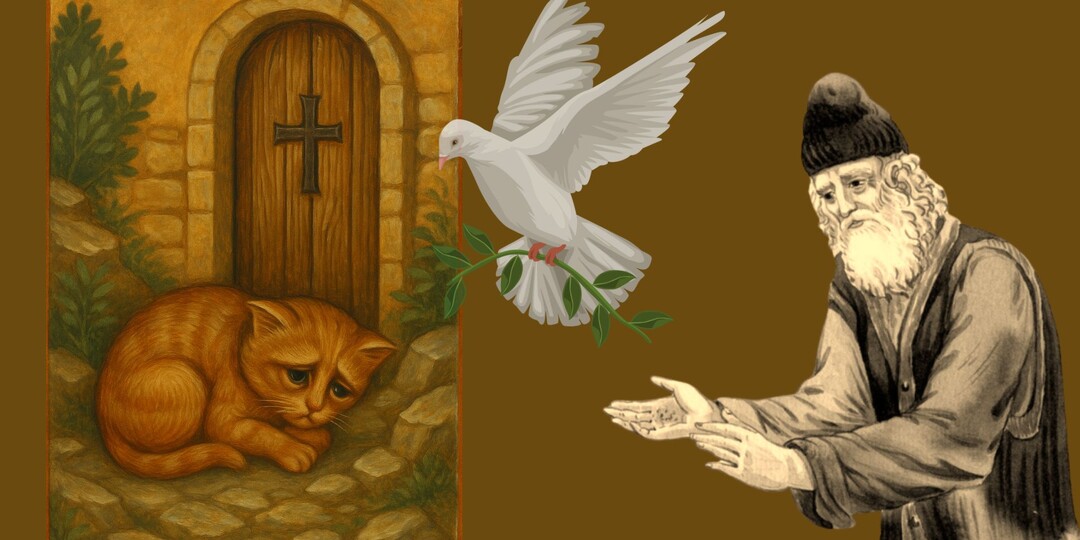 Как исцелить котёнка и открыть небесную дверь. Преподобный Паисий Святогорец о том, что приводит в действие благодать Божию