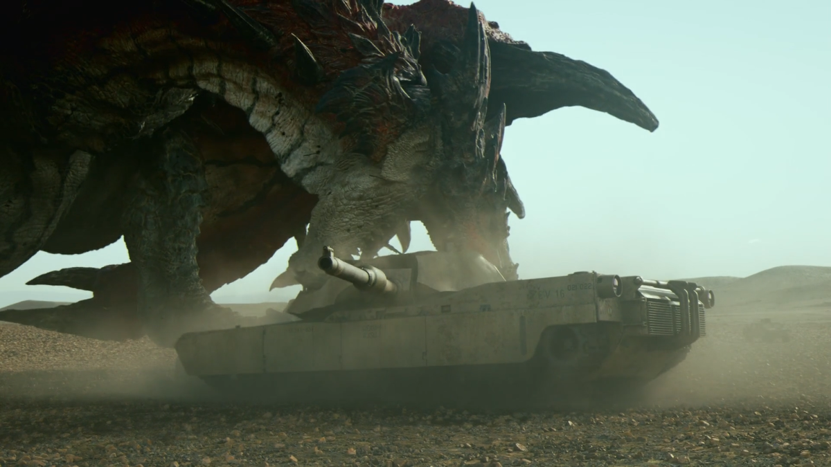 Кадр из фильма Охотник на монстров (2020)