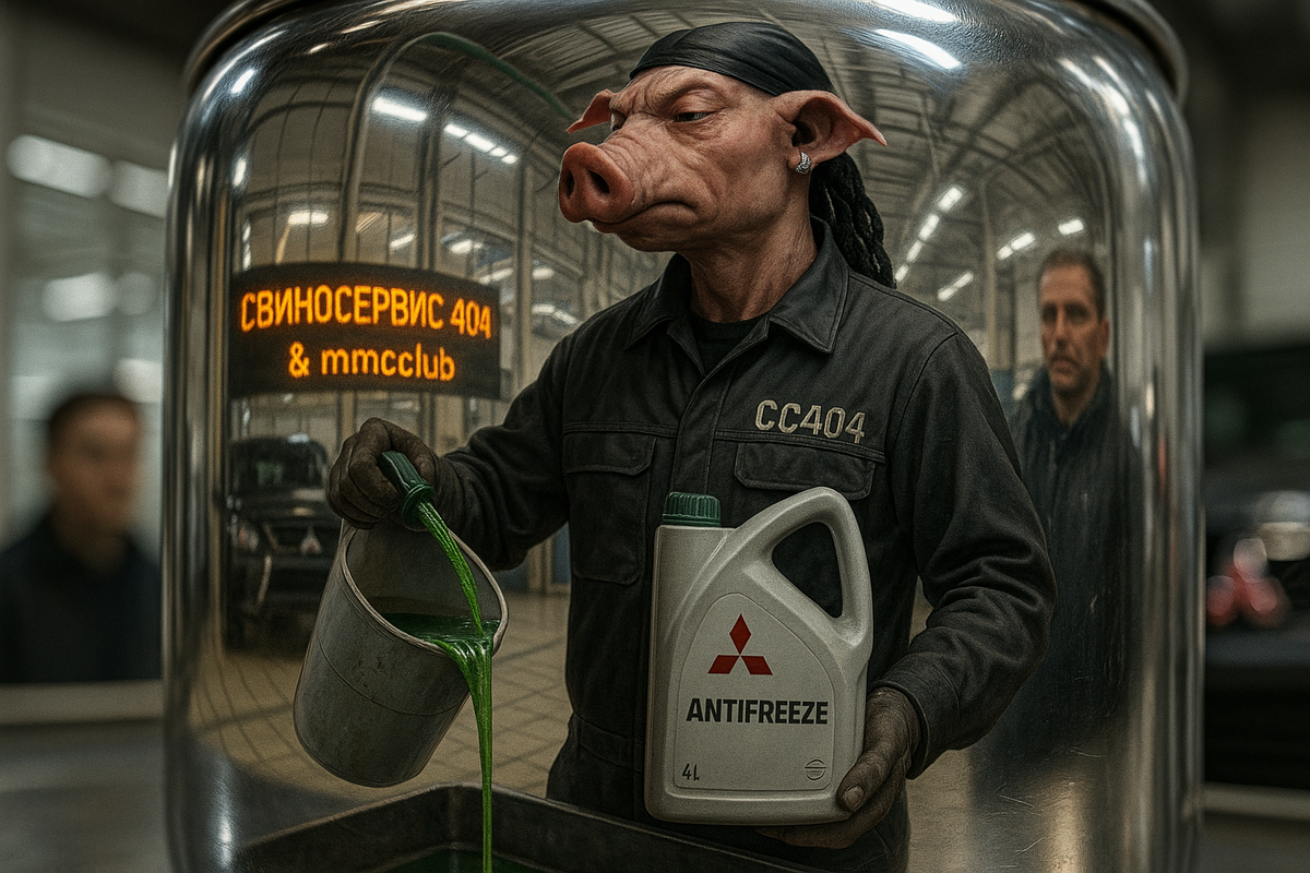 Эта история произошла не в автосервисе техцентре Мицубиси Моторс клубе mmcclub на шоссе Энтузиастов, нет. Это Свиносервис 404💪. Худший автосервис города Москвы🙂 Держим марку😉