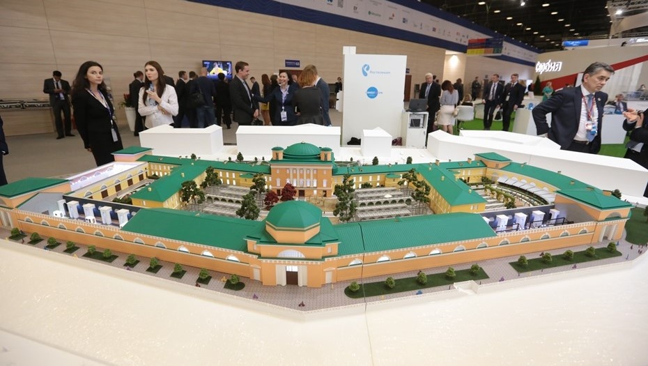    Макет Конюшенного ведомства. Автор фото: Сергей Коньков / "Деловой Петербург"