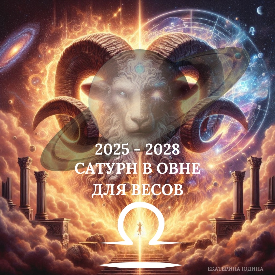 Транзит Сатурна в Овне для Весов 2025-2028. Астролог Екатерина Юдина 